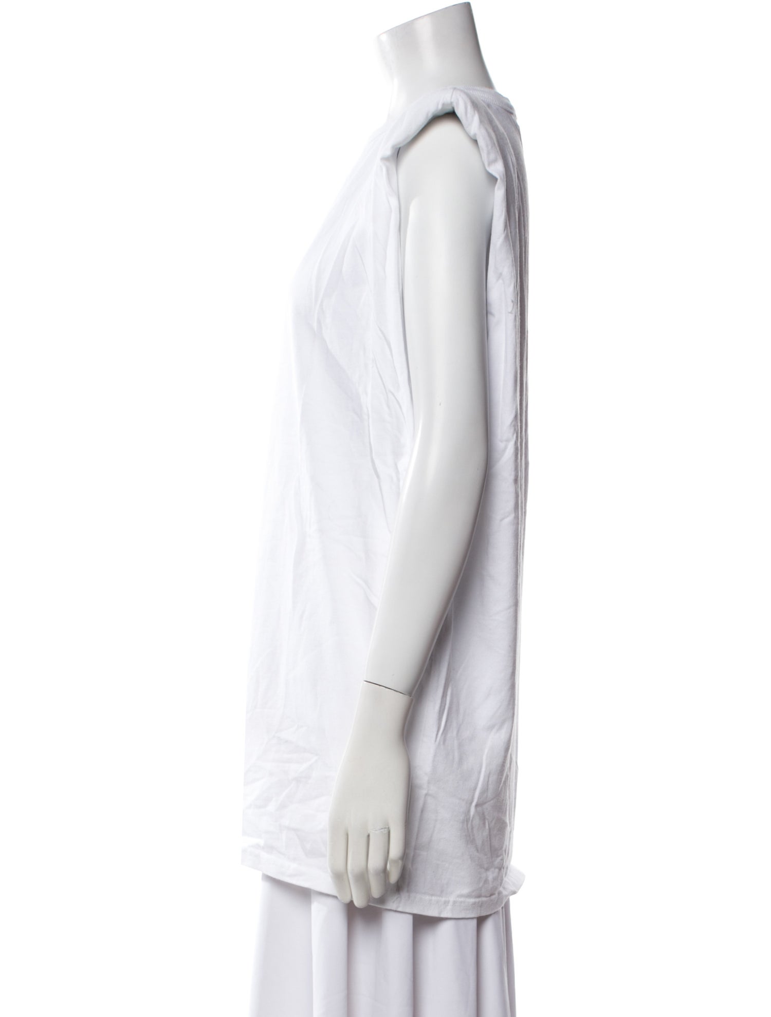 The Frankie Shop Crew Neck Sleeveless Tunic