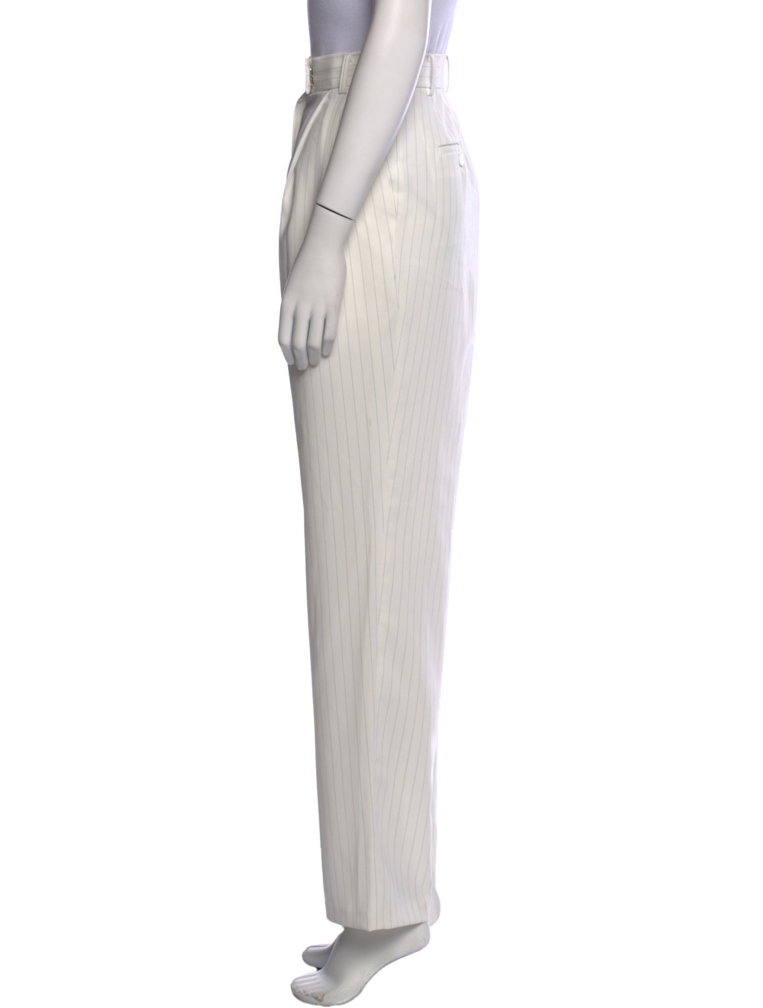 The Frankie Shop Striped Straight Leg Pants