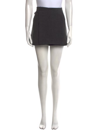 The Frankie Shop Pleated Accents Mini Skirt
