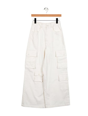 The Frankie Shop High-Rise Wide Leg Jeans