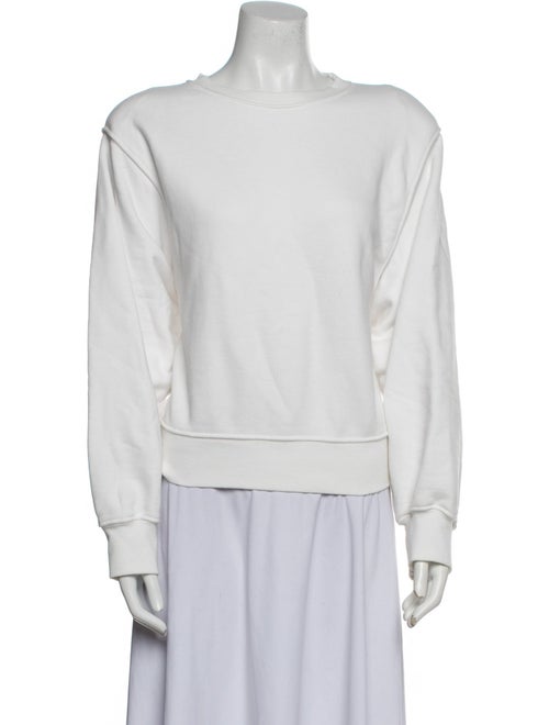 The Frankie Shop Scoop Neck Long Sleeve Sweatshirt