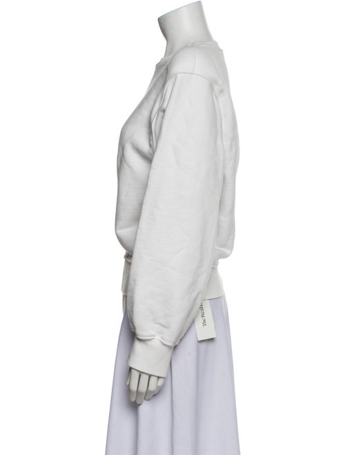 The Frankie Shop Scoop Neck Long Sleeve Sweatshirt