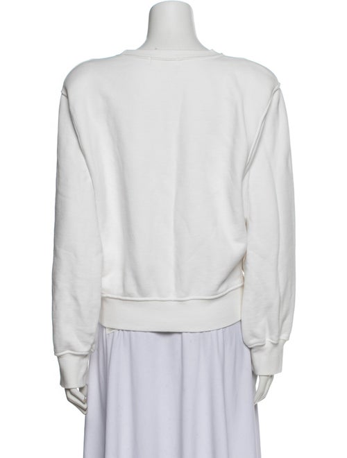 The Frankie Shop Scoop Neck Long Sleeve Sweatshirt