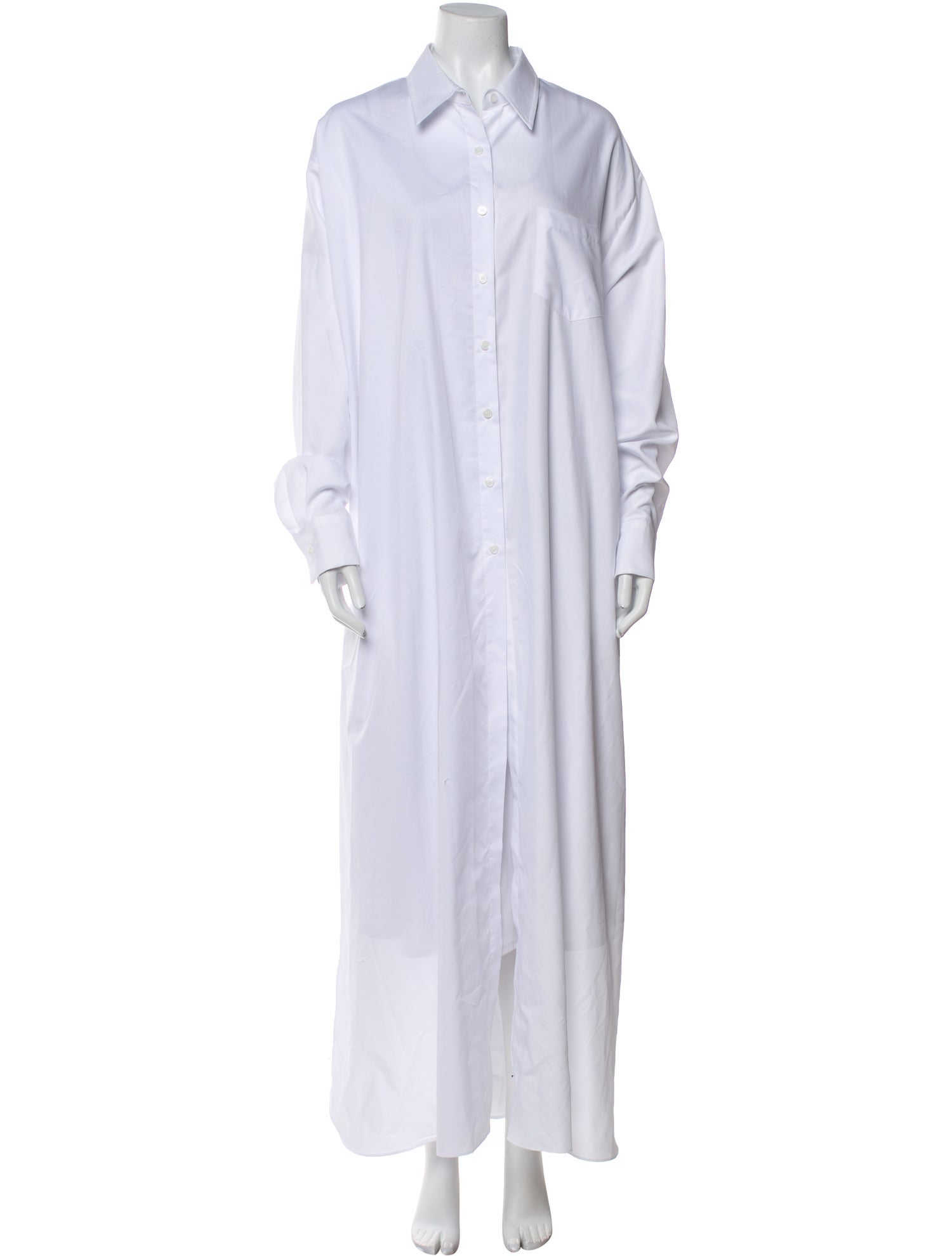 The Frankie Shop Long Sleeve Button-Up Top