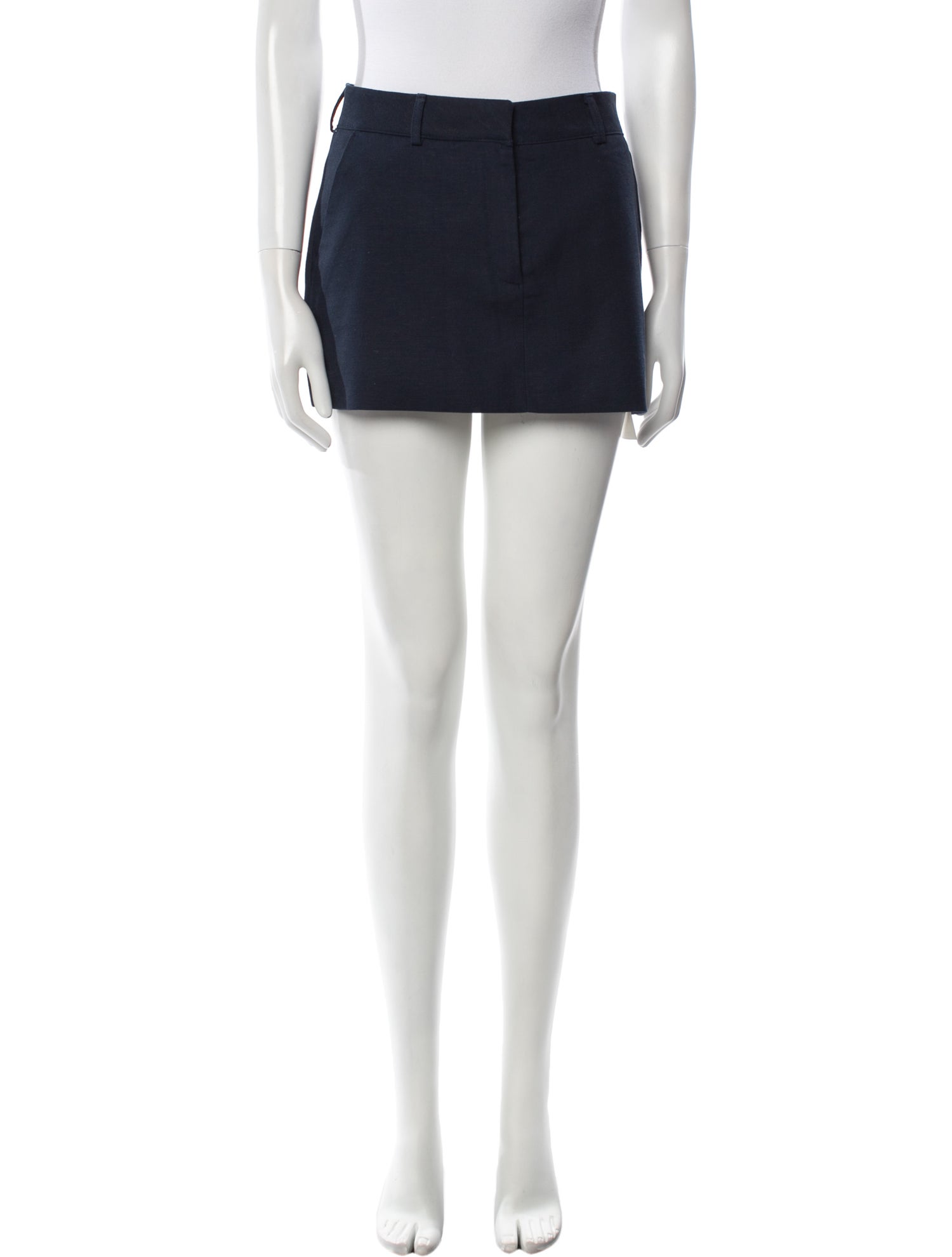 The Frankie Shop Pleated Accents Mini Skirt