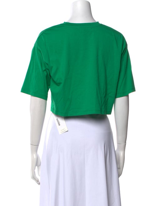 The Frankie Shop Crew Neck Short Sleeve Crop Top