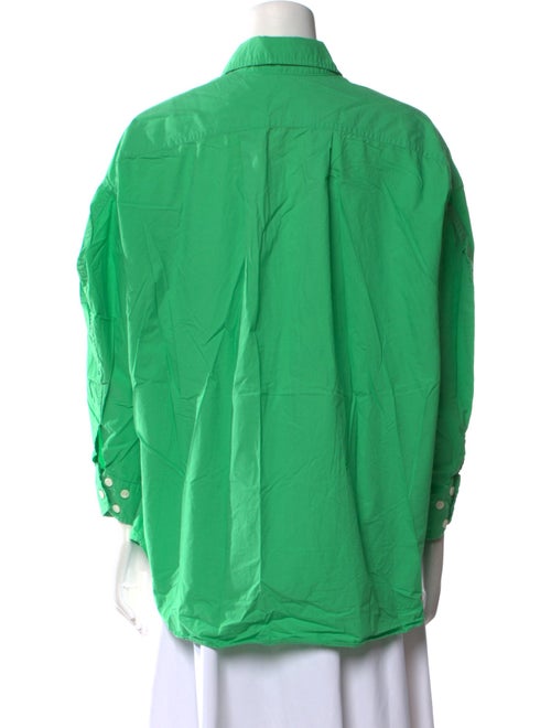 The Frankie Shop Long Sleeve Button-Up Top