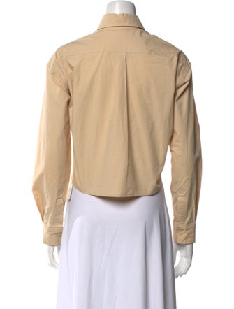 The Frankie Shop Long Sleeve Crop Top