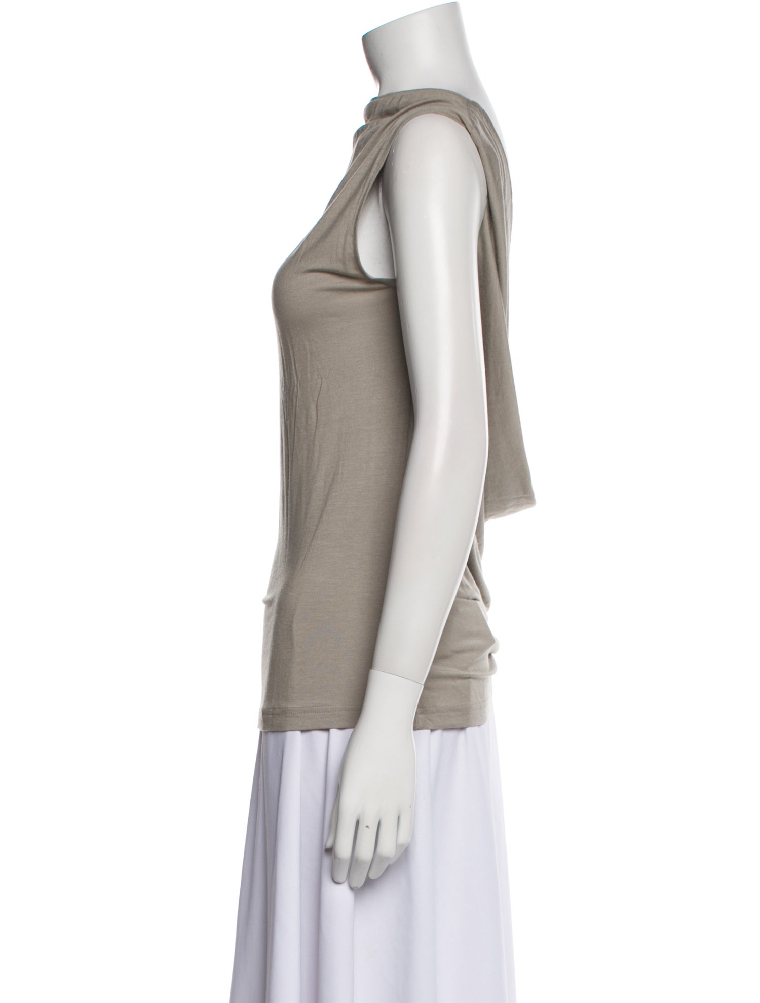 The Frankie Shop Bateau Neckline Sleeveless Top