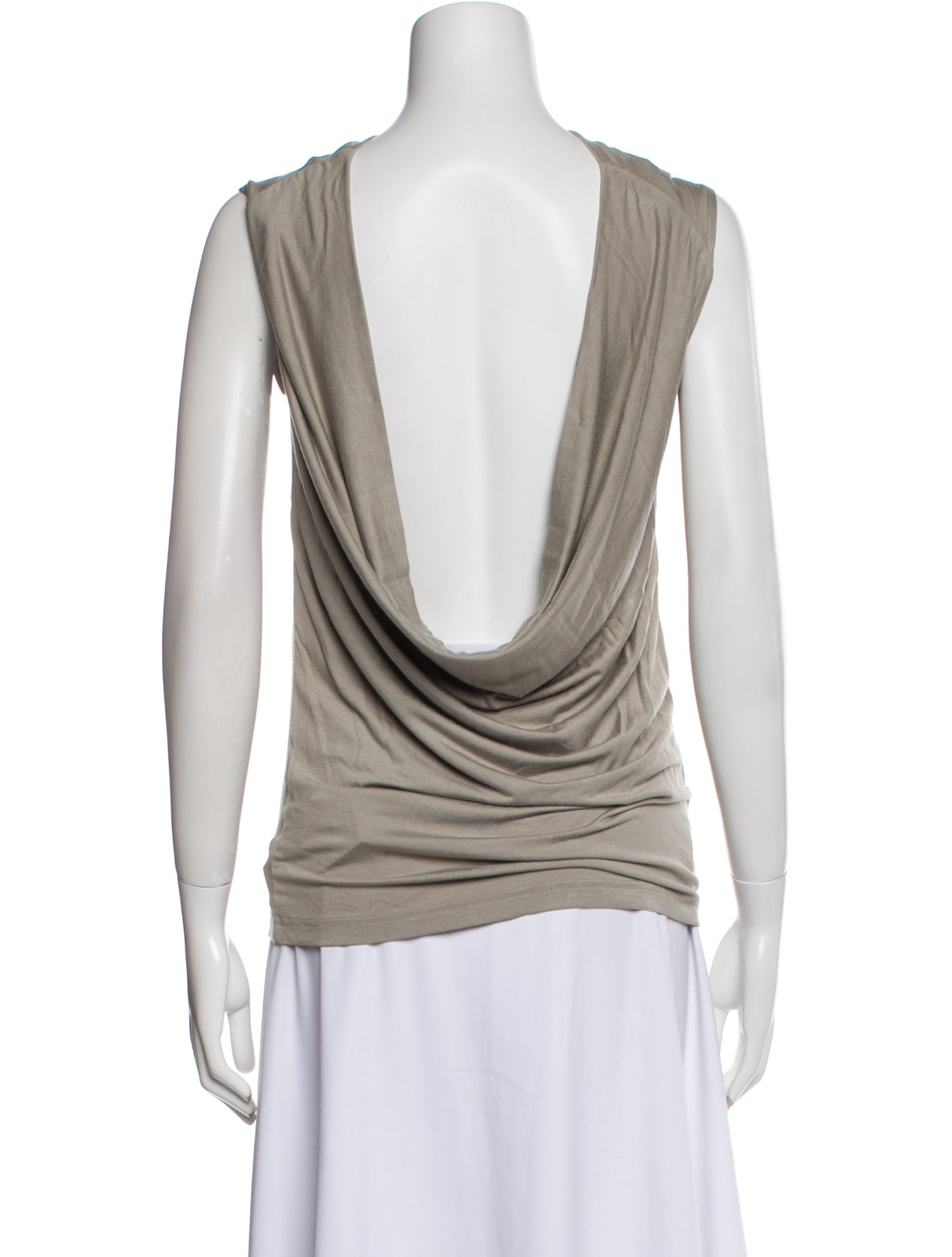 The Frankie Shop Bateau Neckline Sleeveless Top