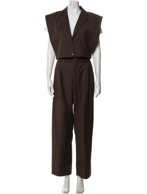 The Frankie Shop Pleated Accents Pant Set