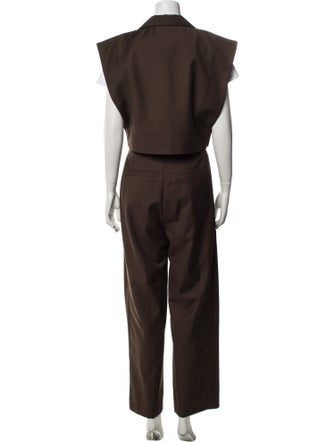 The Frankie Shop Pleated Accents Pant Set