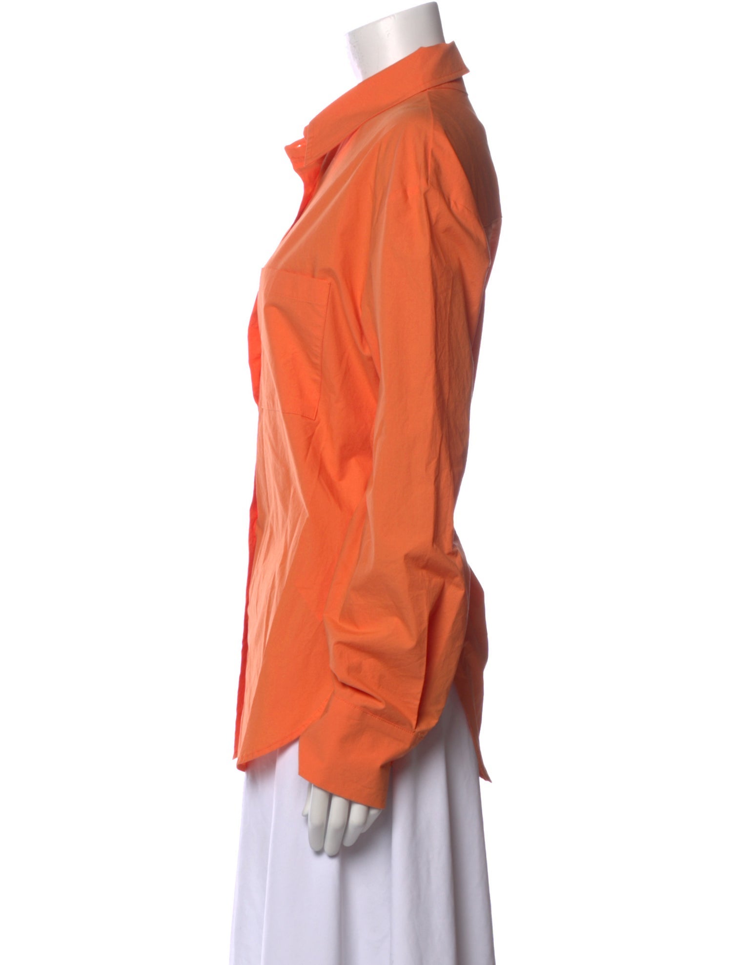 The Frankie Shop Long Sleeve Button-Up Top