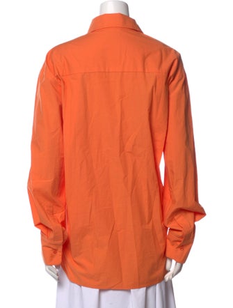 The Frankie Shop Long Sleeve Button-Up Top