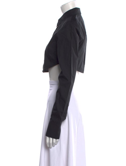 The Frankie Shop Long Sleeve Crop Top