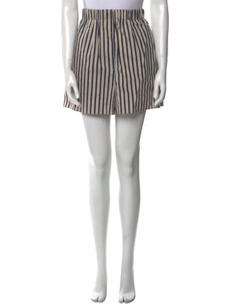 The Frankie Shop Striped Mini Shorts
