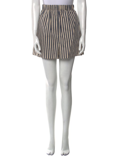 The Frankie Shop Striped Mini Shorts