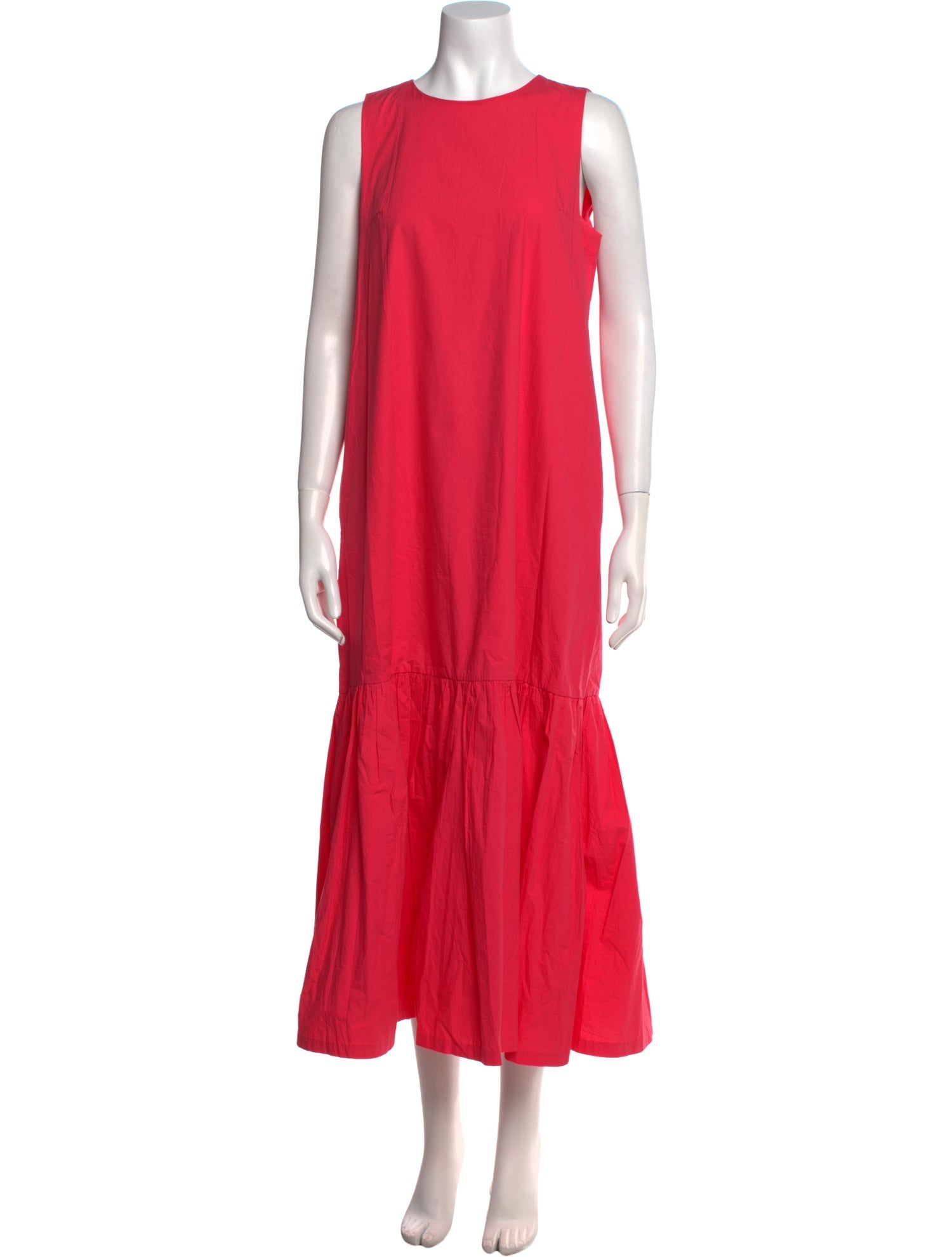 The Frankie Shop Crew Neck Long Dress