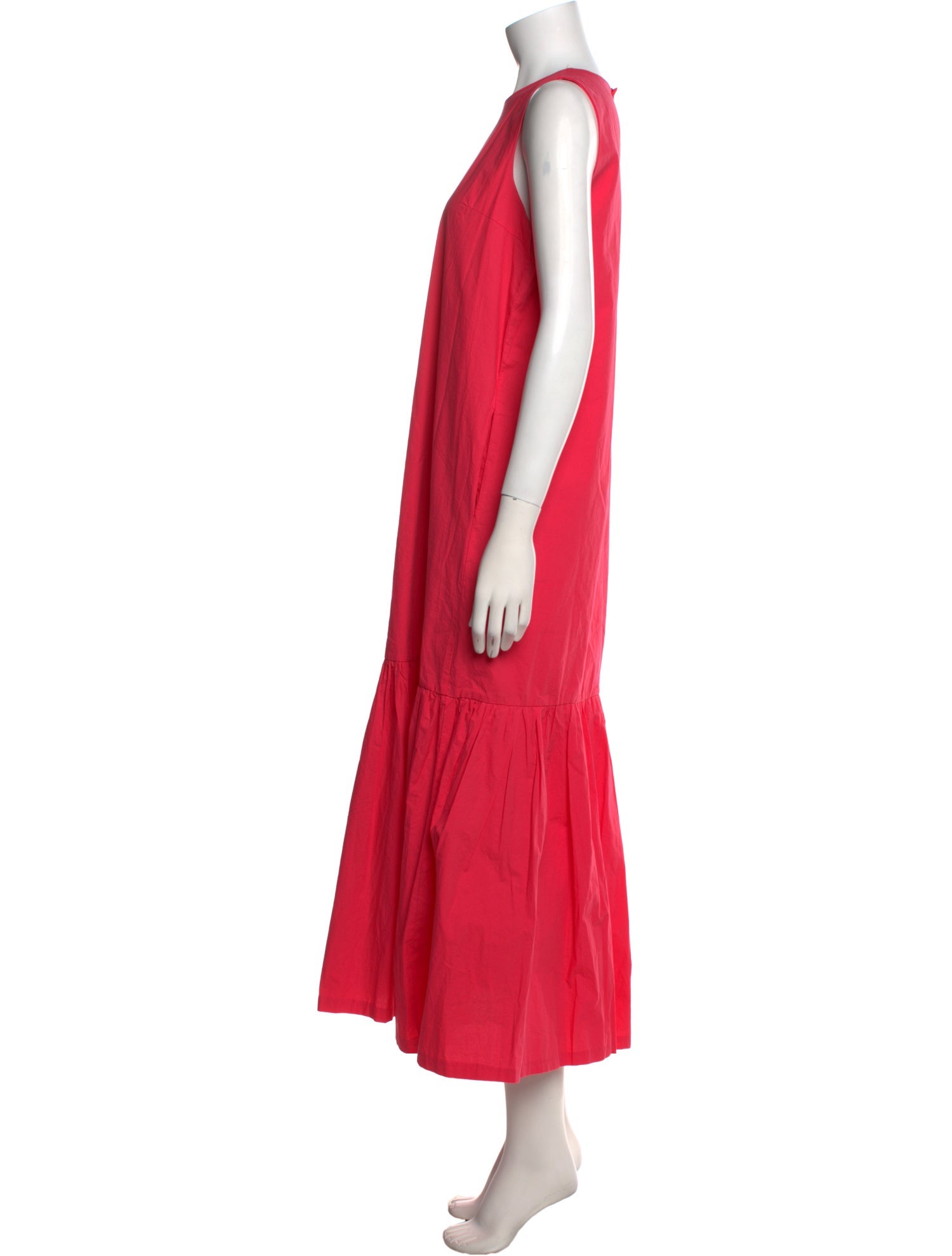 The Frankie Shop Crew Neck Long Dress