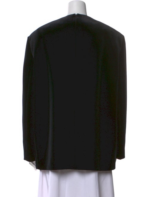 The Frankie Shop Crew Neck Long Sleeve Blouse