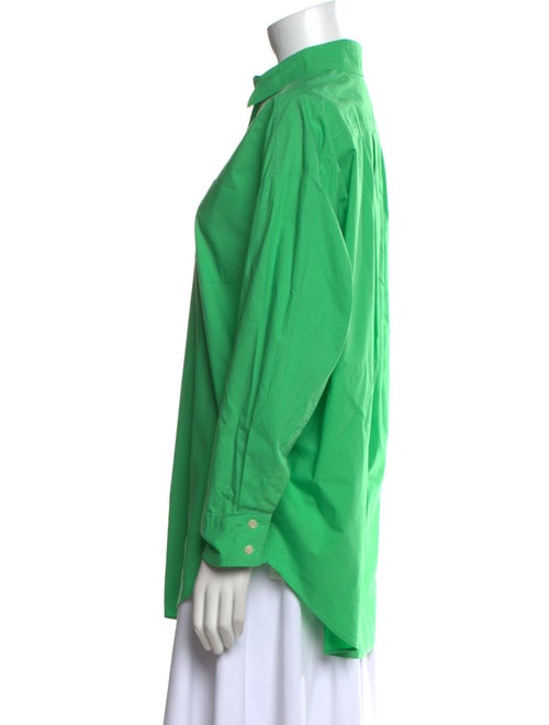 The Frankie Shop Long Sleeve Button-Up Top