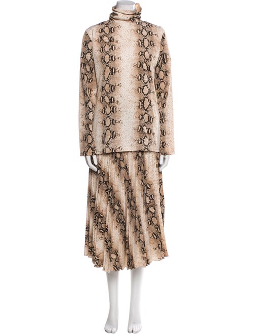 The Frankie Shop Animal Print Skirt Set