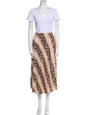 The Frankie Shop Animal Print Skirt Set