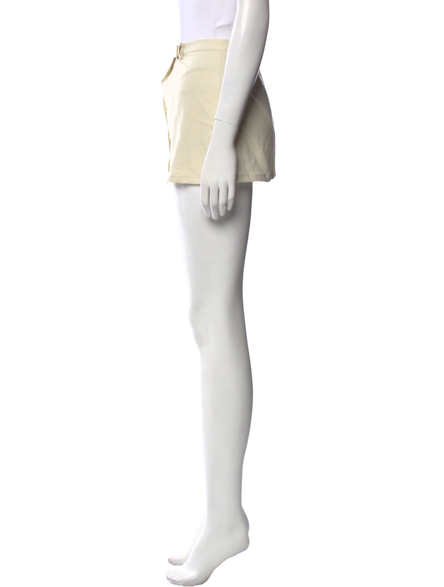 The Frankie Shop Pleated Accents Mini Skirt