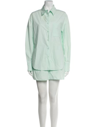 The Frankie Shop Embroidered Accent Short Set