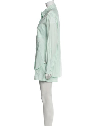 The Frankie Shop Embroidered Accent Short Set