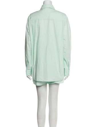 The Frankie Shop Embroidered Accent Short Set