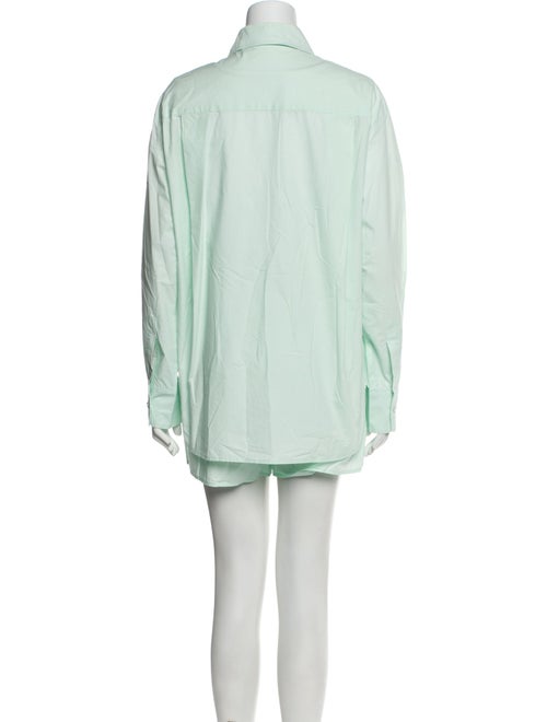 The Frankie Shop Embroidered Accent Short Set