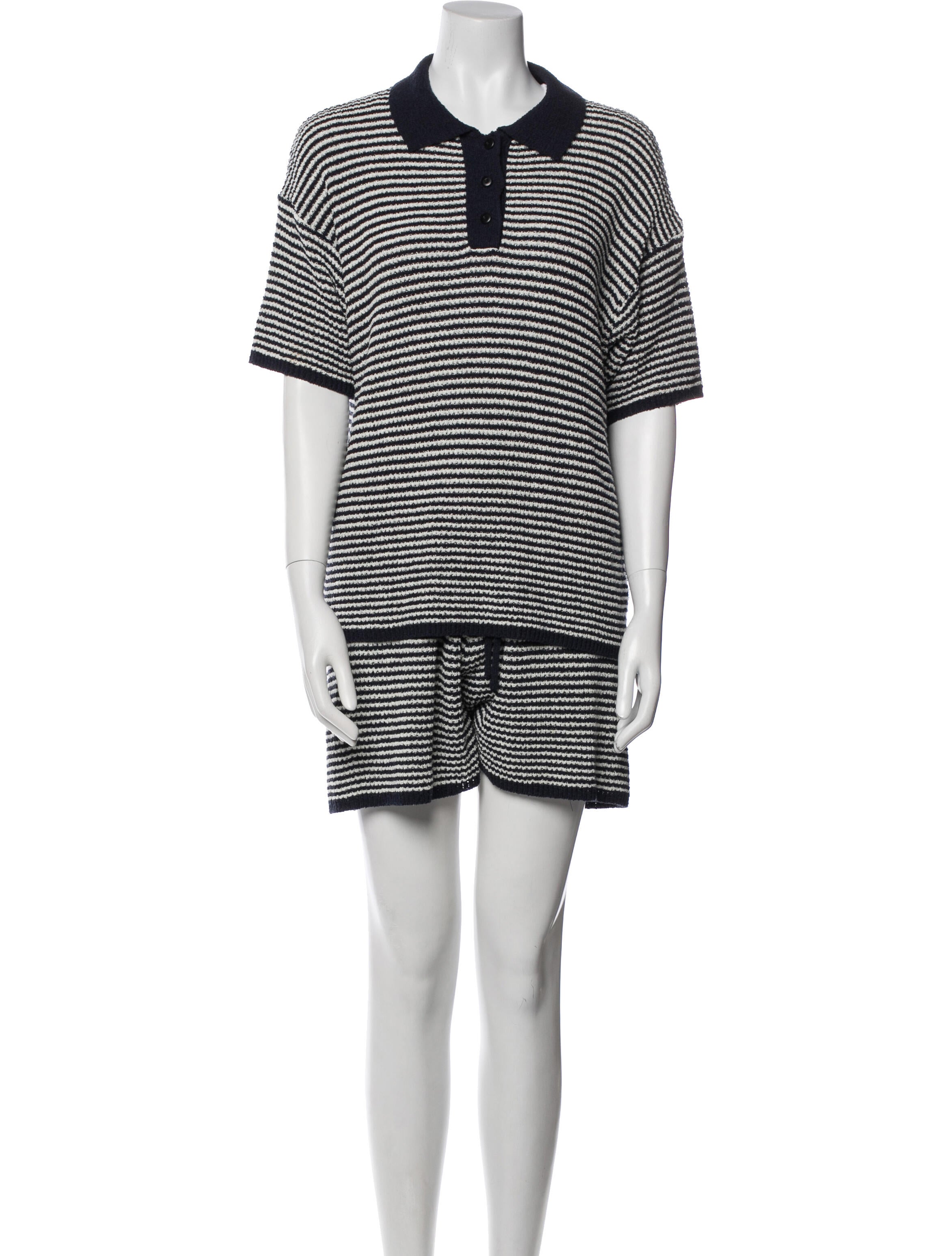 The Frankie Shop Striped Short Set