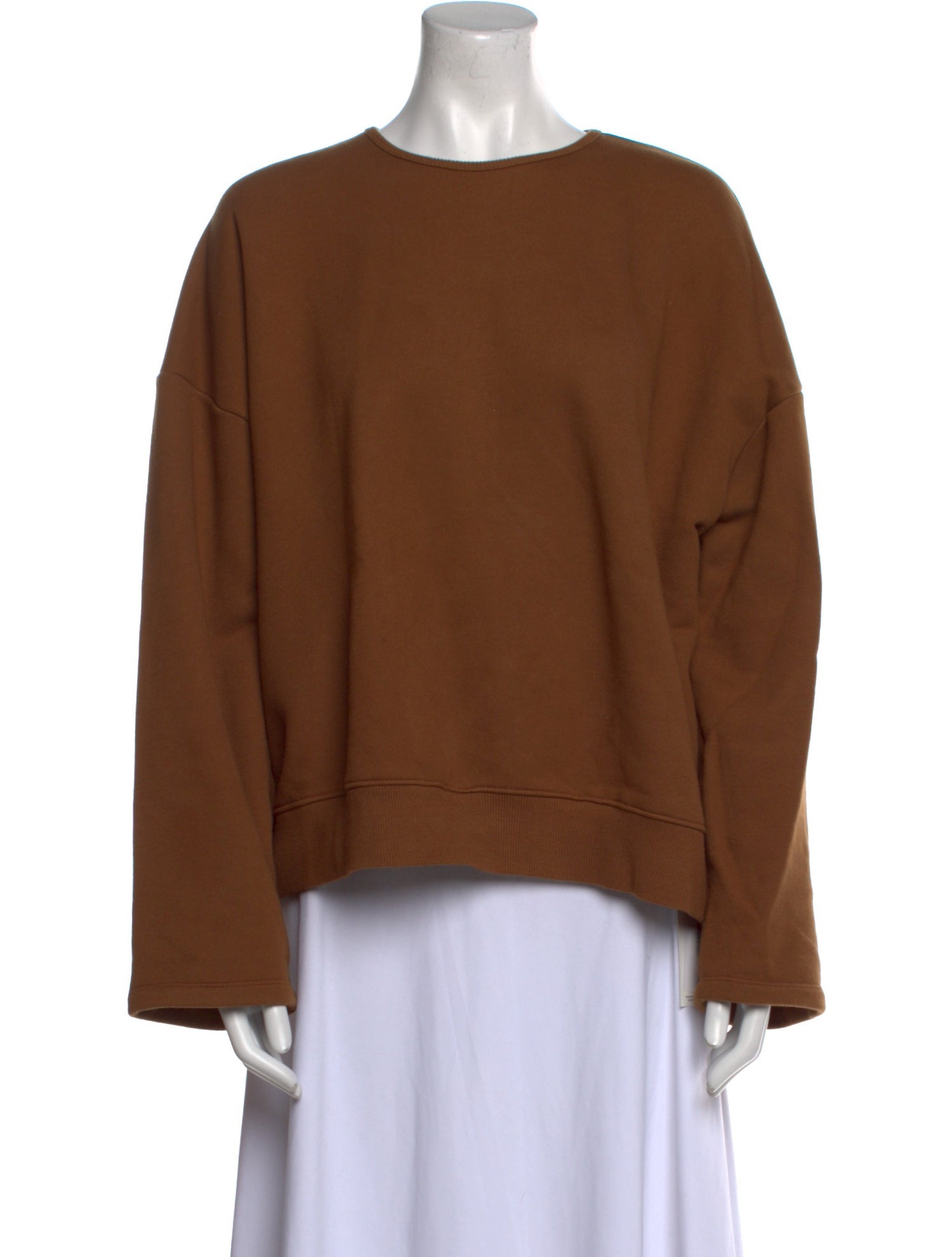 The Frankie Shop Crew Neck Long Sleeve Sweatshirt