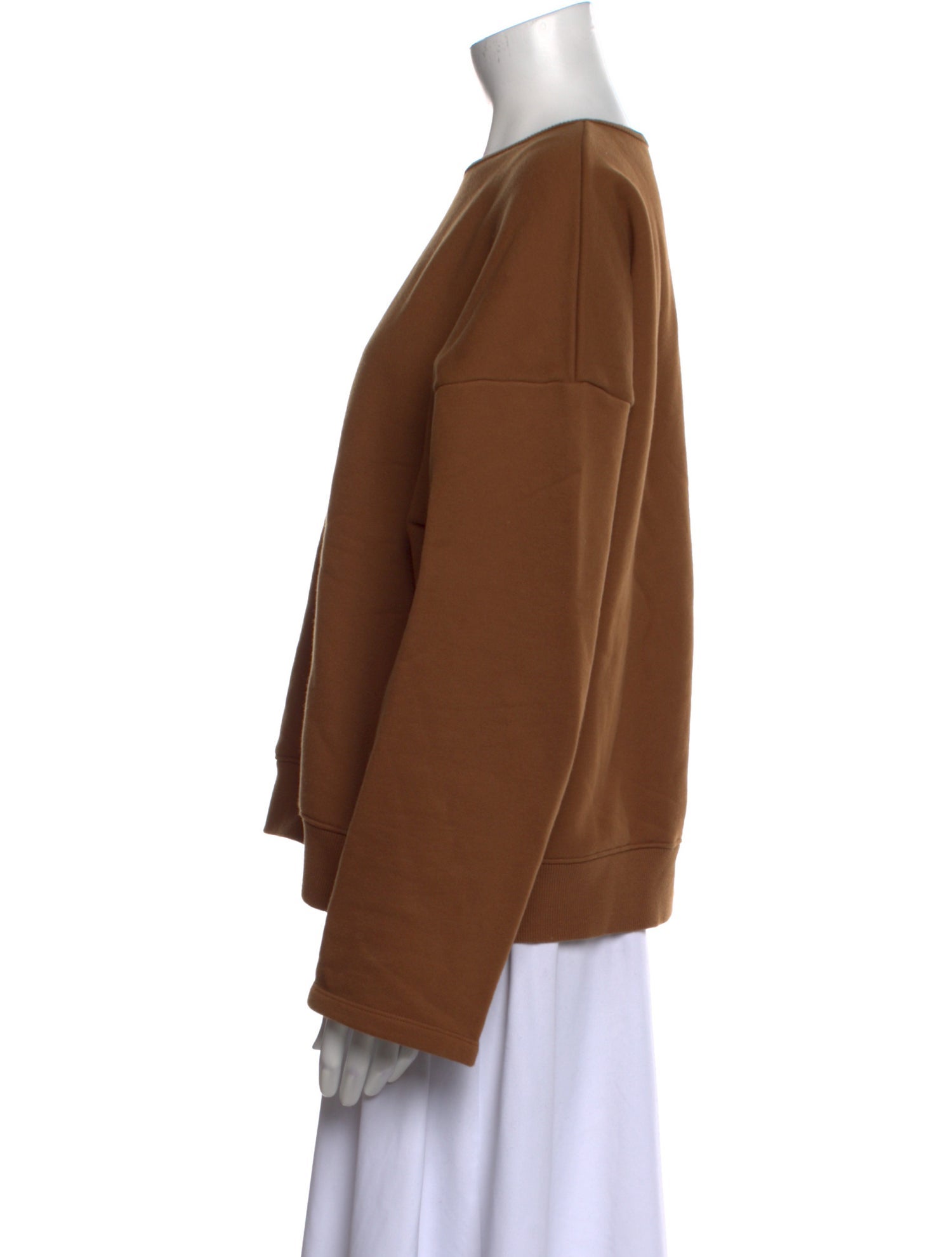 The Frankie Shop Crew Neck Long Sleeve Sweatshirt