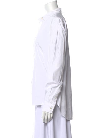 The Frankie Shop Long Sleeve Button-Up Top