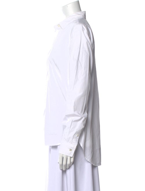 The Frankie Shop Long Sleeve Button-Up Top