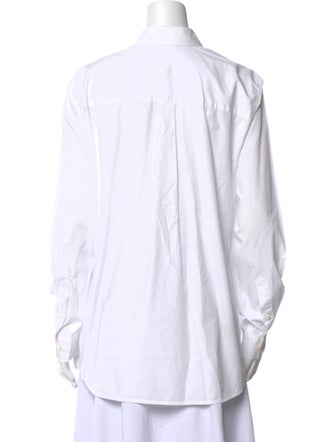 The Frankie Shop Long Sleeve Button-Up Top