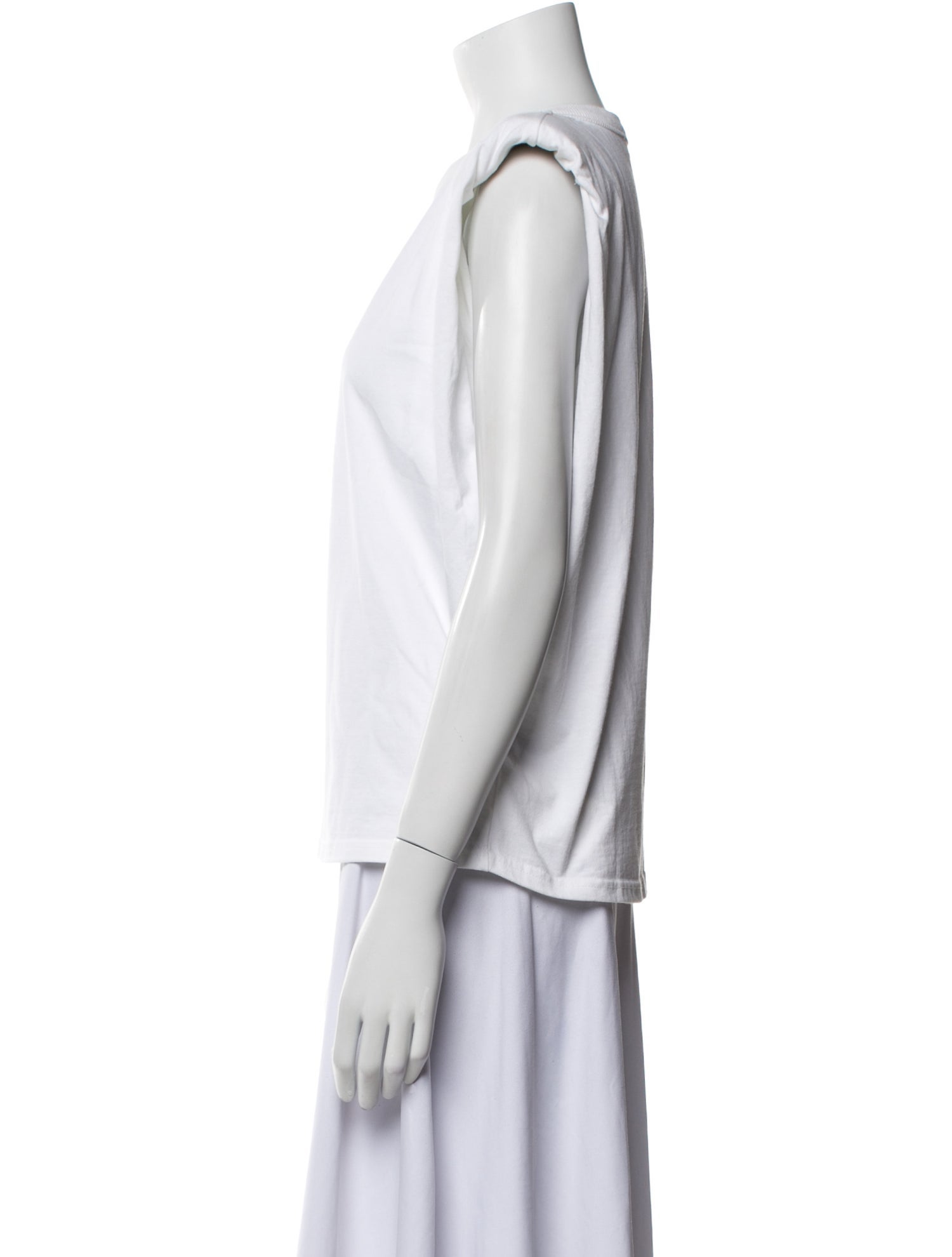 The Frankie Shop Crew Neck Sleeveless Top