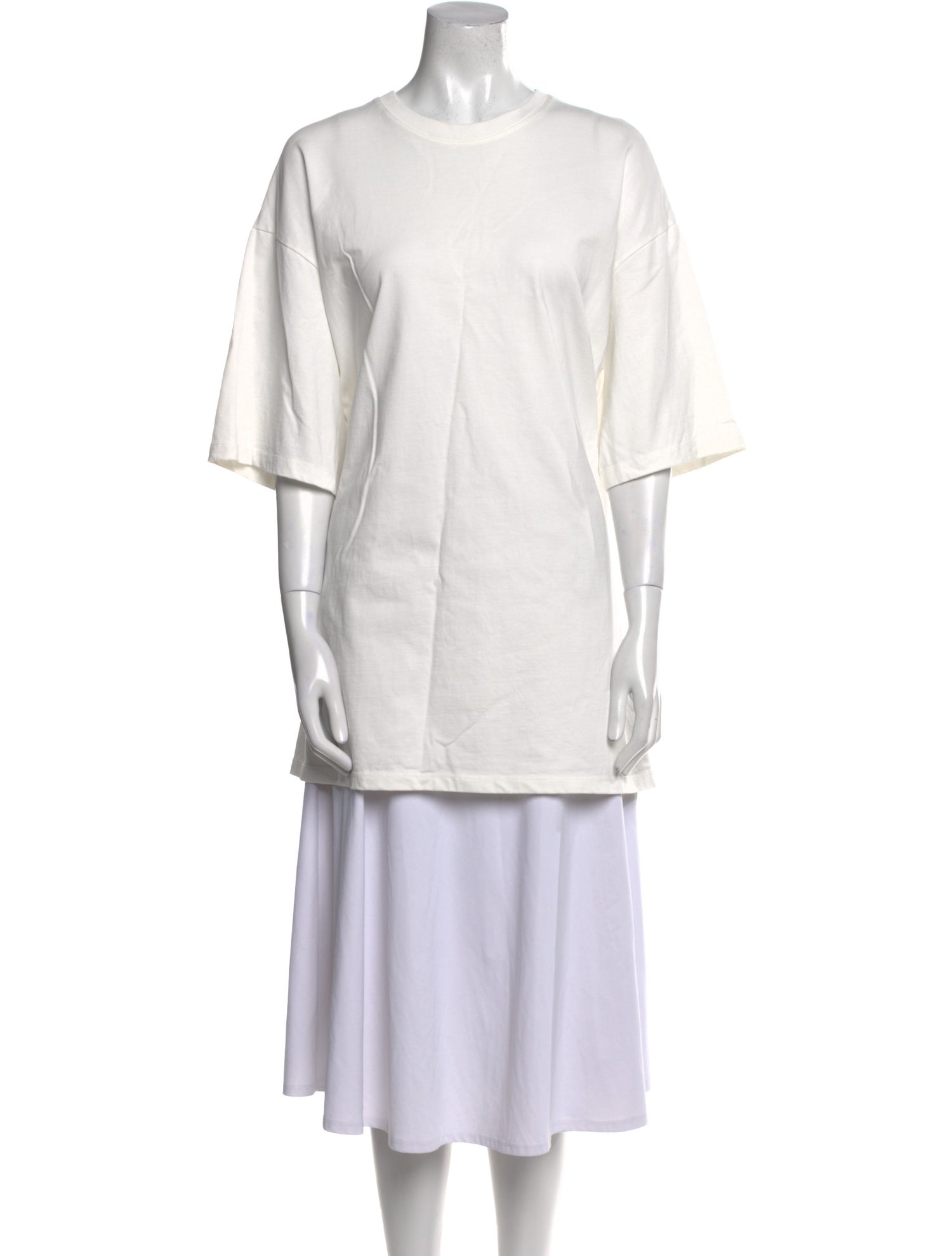 The Frankie Shop Crew Neck Short Sleeve Tunic