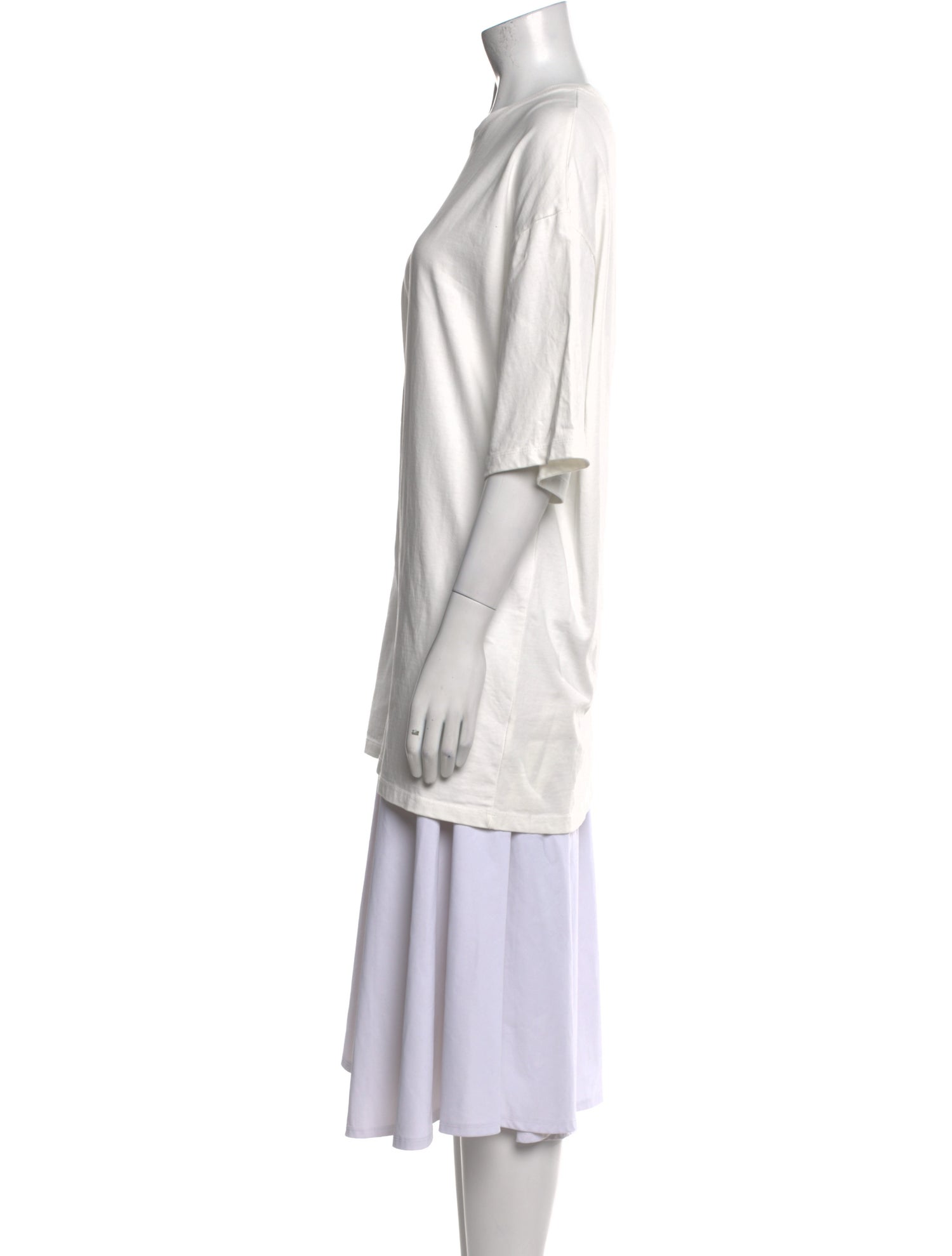 The Frankie Shop Crew Neck Short Sleeve Tunic