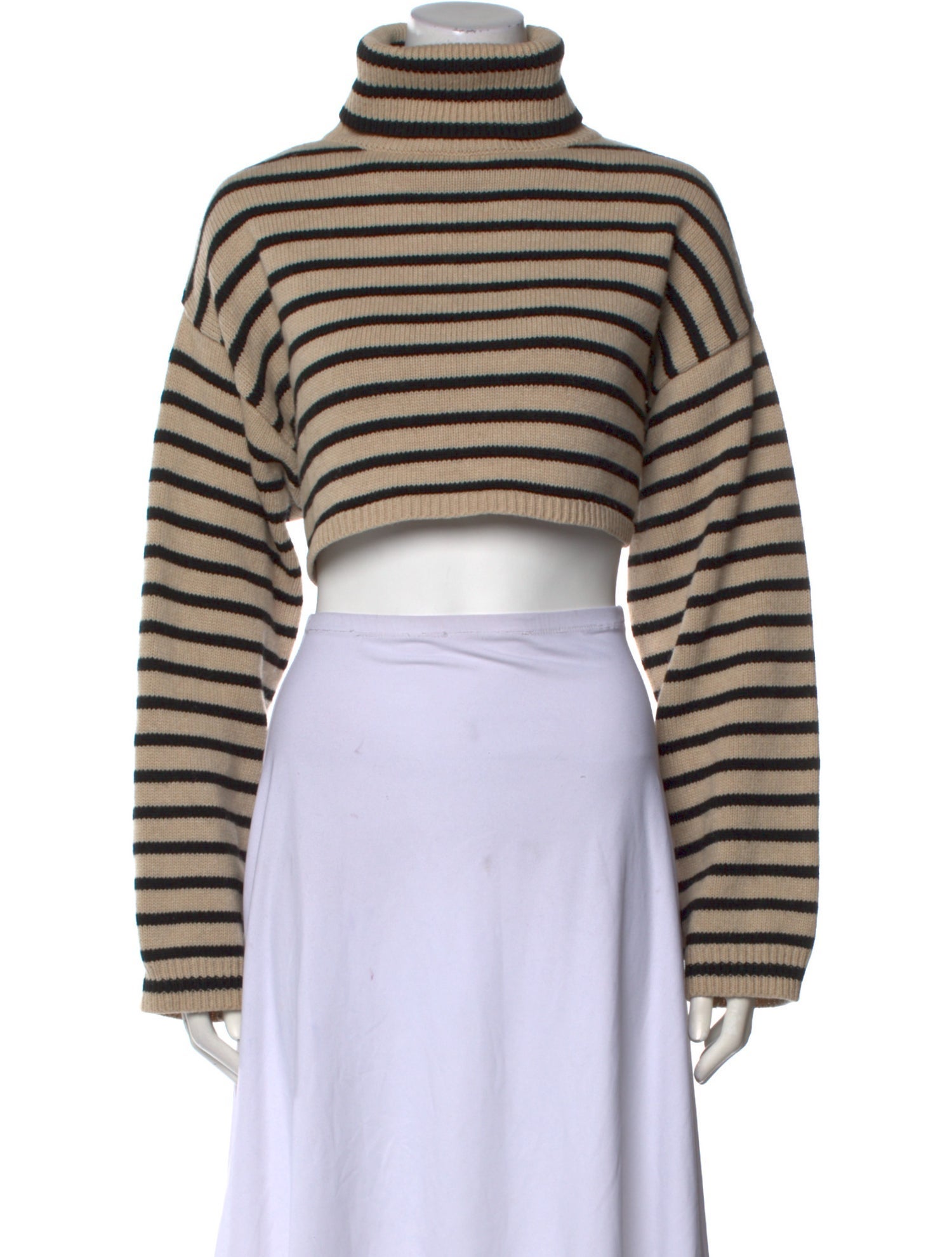 The Frankie Shop Striped Turtleneck Sweater