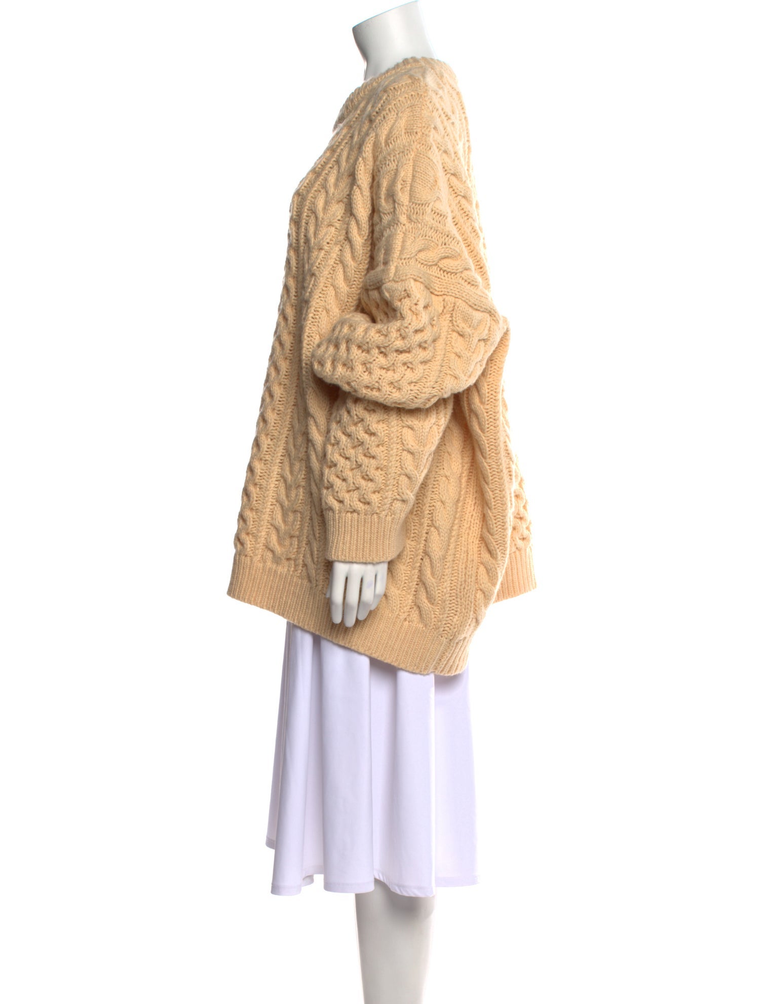 The Frankie Shop Alpaca Scoop Neck Sweater