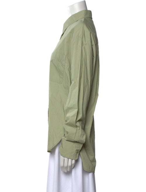 The Frankie Shop Long Sleeve Button-Up Top