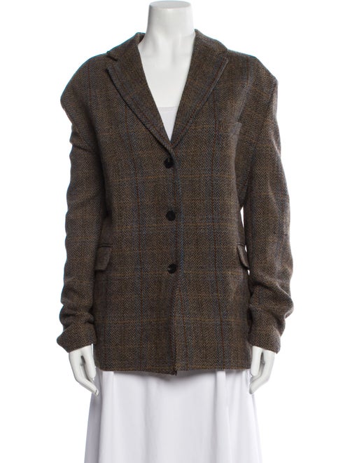 The Frankie Shop Wool Printed Blazer
