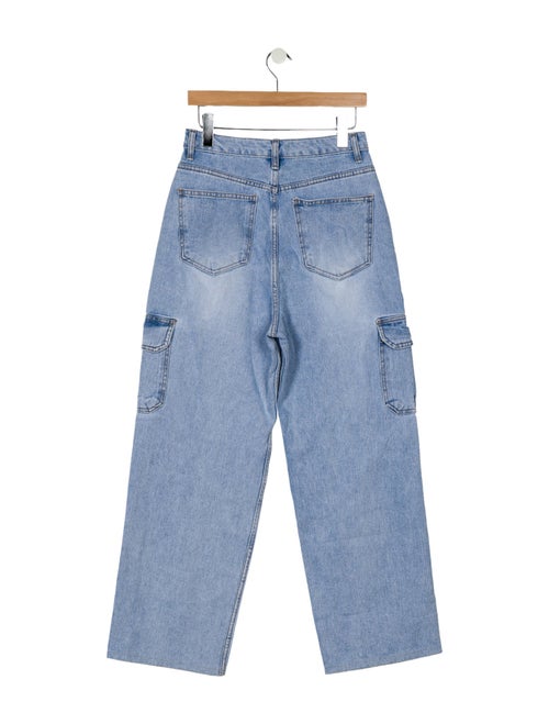 The Frankie Shop High-Rise Wide Leg Jeans