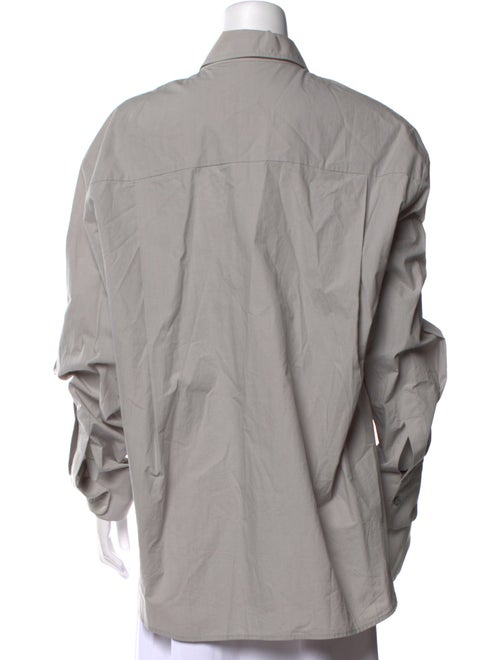 The Frankie Shop Long Sleeve Button-Up Top