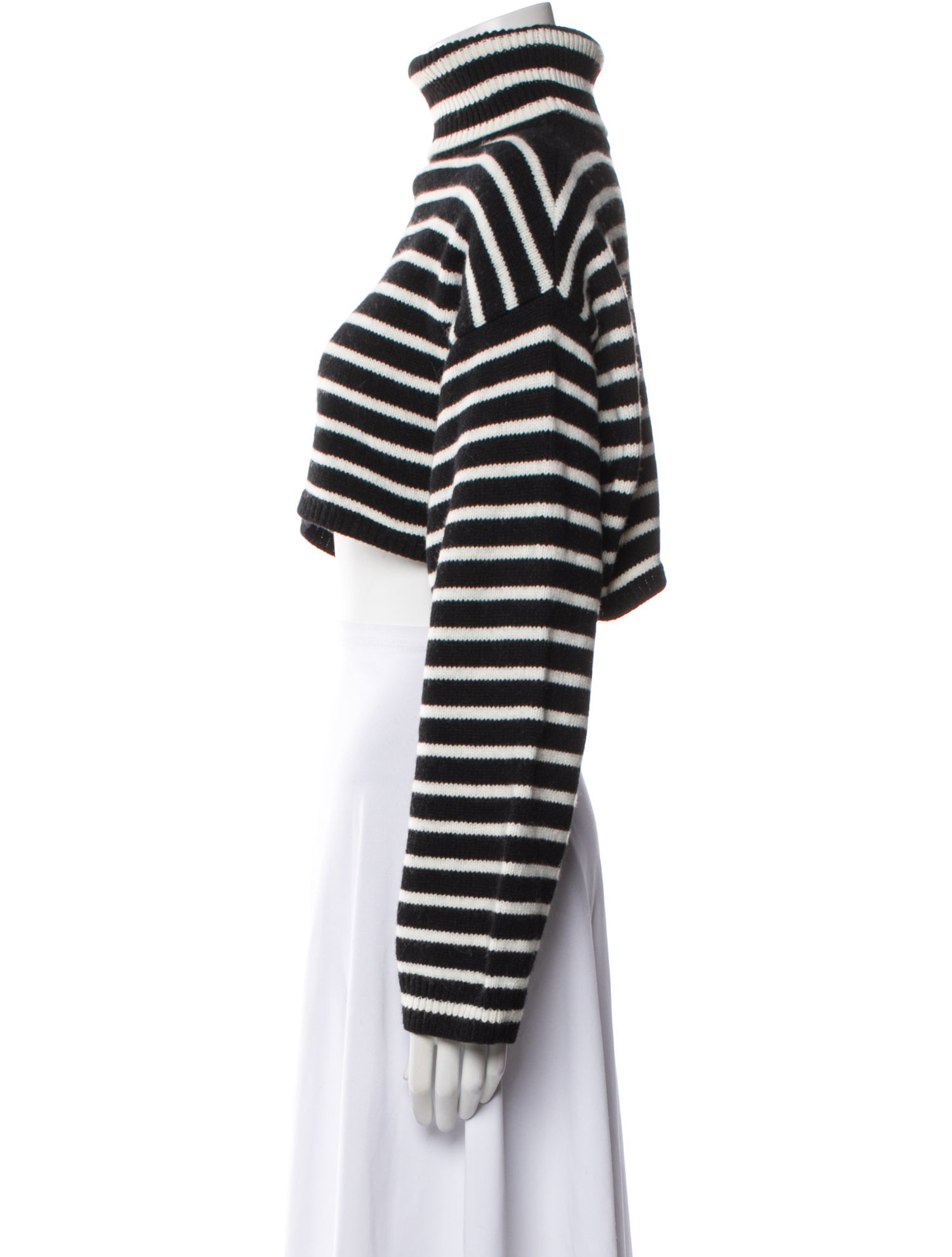 The Frankie Shop Striped Turtleneck Sweater