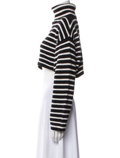 The Frankie Shop Striped Turtleneck Sweater