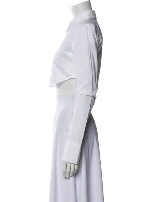 The Frankie Shop Long Sleeve Crop Top